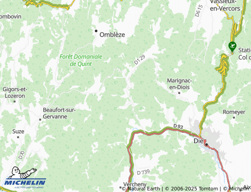 MICHELIN Saint-Andéol map - ViaMichelin