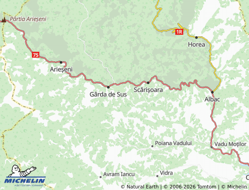 Mappa MICHELIN Huzărești - ViaMichelin