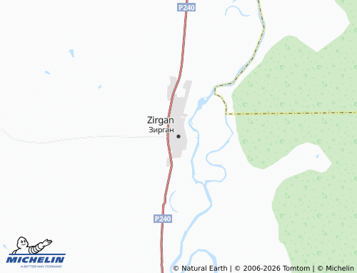 MICHELIN-Landkarte Zirgan - ViaMichelin