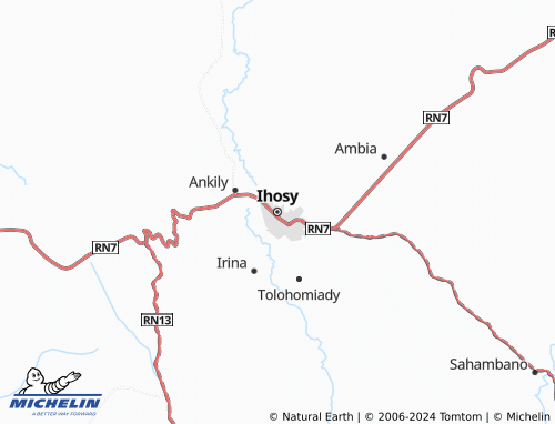 Mapa MICHELIN Ihosy ViaMichelin