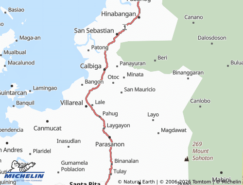 MICHELIN San Mauricio map - ViaMichelin