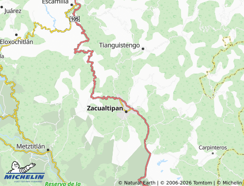 Mapa MICHELIN La Mesa - ViaMichelin