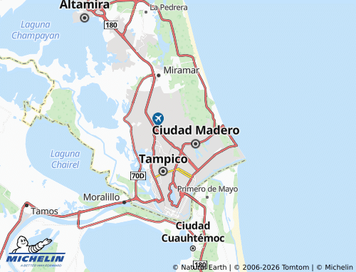 MICHELIN Los Cedros map - ViaMichelin