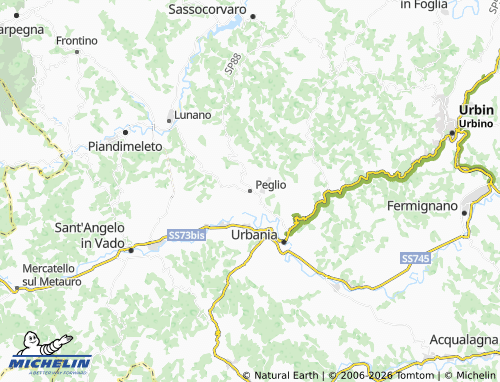 Mappa MICHELIN Peglio - ViaMichelin