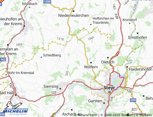 MICHELIN Schwarzenthal map - ViaMichelin