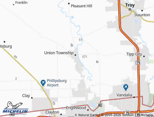 Carte MICHELIN West Milton - ViaMichelin