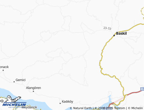 MICHELIN Yeniocak map - ViaMichelin