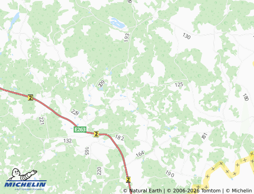MICHELIN Kapera map - ViaMichelin