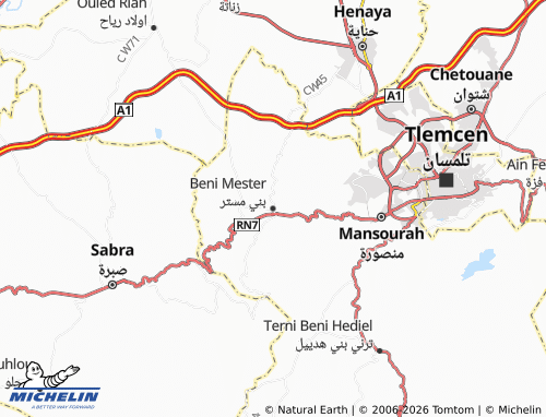 Mapa MICHELIN Bani Mistir - ViaMichelin