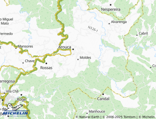 MICHELIN-Landkarte Moldes - ViaMichelin