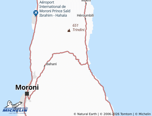 MICHELIN Kiombani map - ViaMichelin