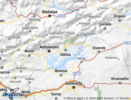 Mappa MICHELIN Kahta - ViaMichelin