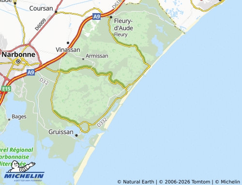 MICHELIN Rouquette map - ViaMichelin