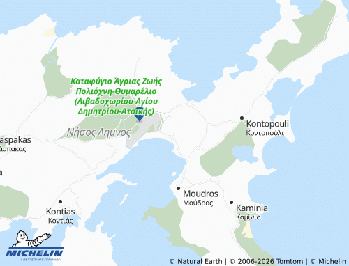 Carte MICHELIN Lychna - ViaMichelin