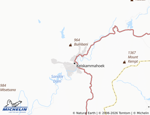 MICHELIN-Landkarte Ngxalawe - ViaMichelin