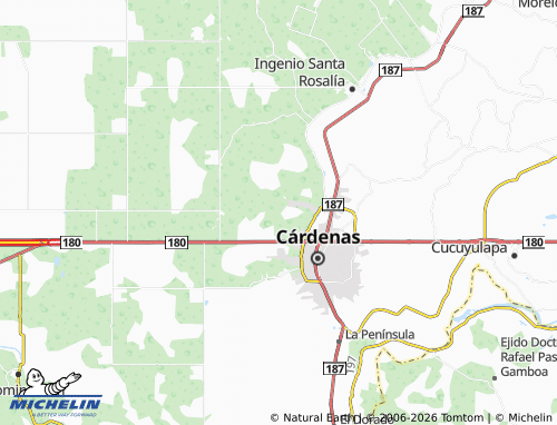 MICHELIN Carrizal map - ViaMichelin