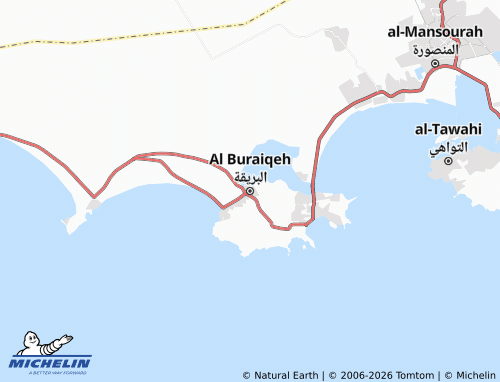 Mappa MICHELIN al-Burayqah - ViaMichelin