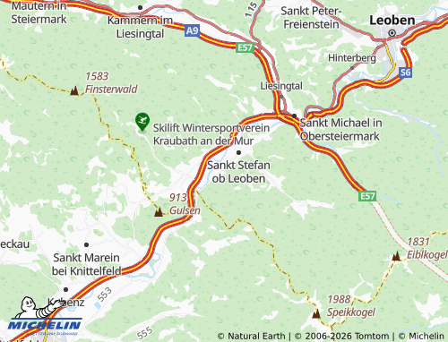 Mappa MICHELIN Niederdorf - ViaMichelin