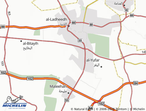 Carte MICHELIN Washah - ViaMichelin