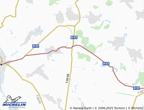 MICHELIN-Landkarte Lypovets stantsiia - ViaMichelin