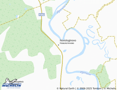 Carte MICHELIN Novologinovo - ViaMichelin