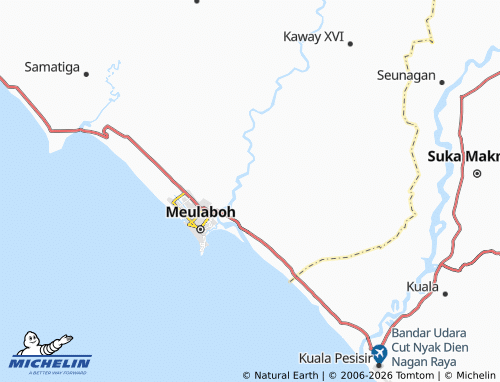 Mapa MICHELIN Mesjid Tuha - ViaMichelin