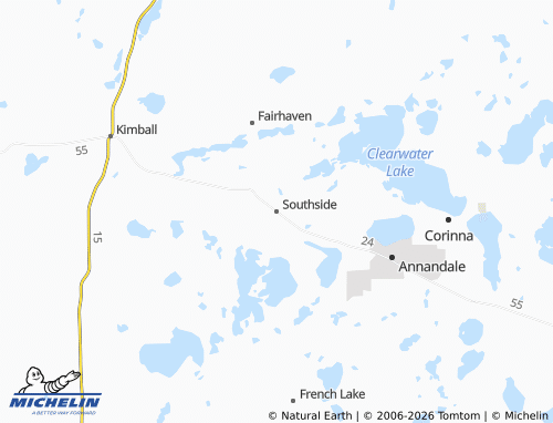 Mappa MICHELIN Southside - ViaMichelin