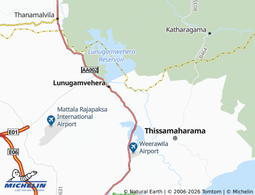 MICHELIN-Landkarte Kendagasmankada - ViaMichelin