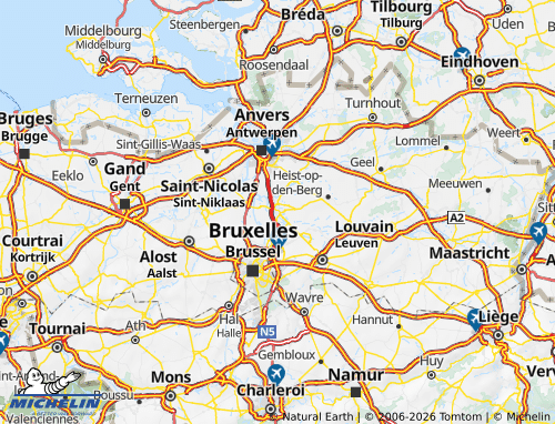Mappa MICHELIN Malines - ViaMichelin
