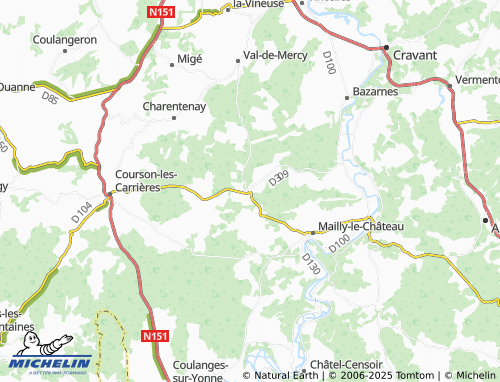 MICHELIN-Landkarte Fontenay-sous-Fouronnes - ViaMichelin