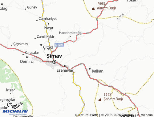 Mapa MICHELIN Gökçeler - ViaMichelin