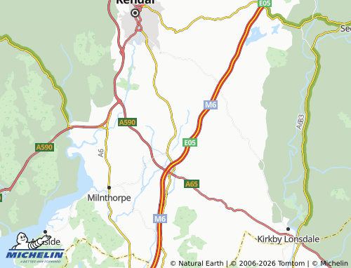 Carte MICHELIN Endmoor - ViaMichelin