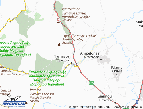 MICHELIN Kritiri map - ViaMichelin