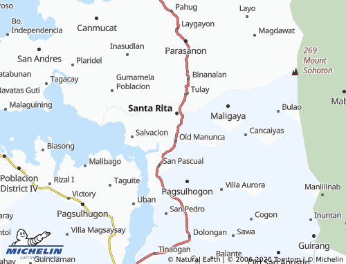 MICHELIN New Manunca map - ViaMichelin