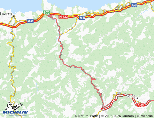 Mappa MICHELIN Muñas - ViaMichelin