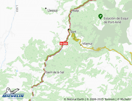 MICHELIN Malmercat map - ViaMichelin