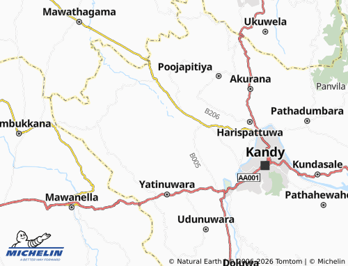 MICHELIN Walpalagolla East map - ViaMichelin