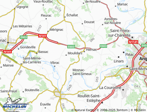 Mapa MICHELIN Rouffignac - ViaMichelin