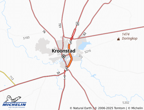 Kaart MICHELIN Rosebank - ViaMichelin