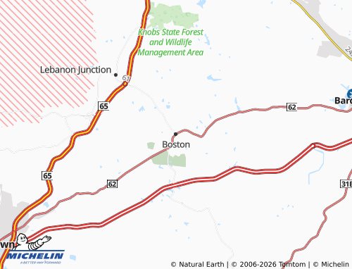 Mappa MICHELIN Boston - ViaMichelin