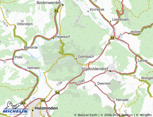MICHELIN-Landkarte Golmbach - ViaMichelin