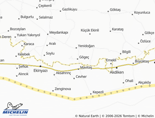MICHELIN Gögeç map - ViaMichelin