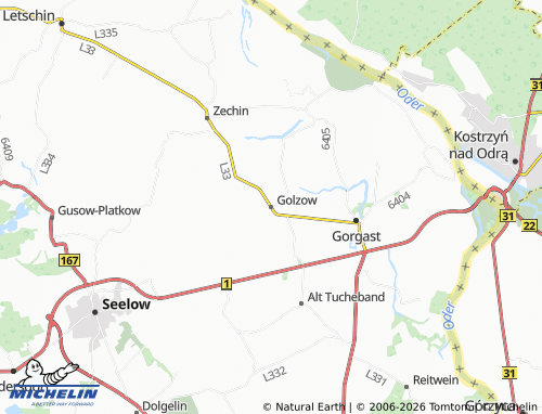 Mappa MICHELIN Golzow - ViaMichelin