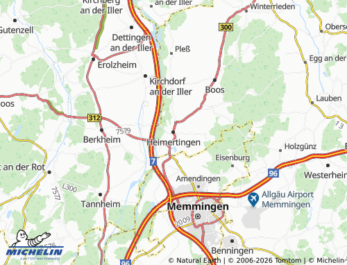 MICHELIN Heimertingen map - ViaMichelin