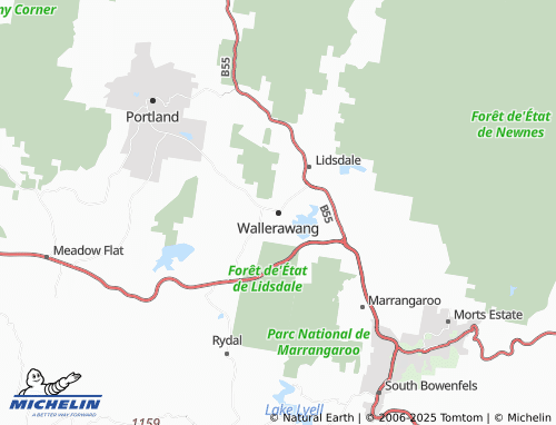 MICHELIN Wallerawang map - ViaMichelin