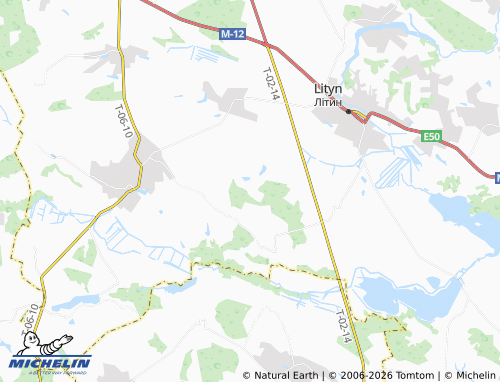 Mappa MICHELIN Ukrainka - ViaMichelin
