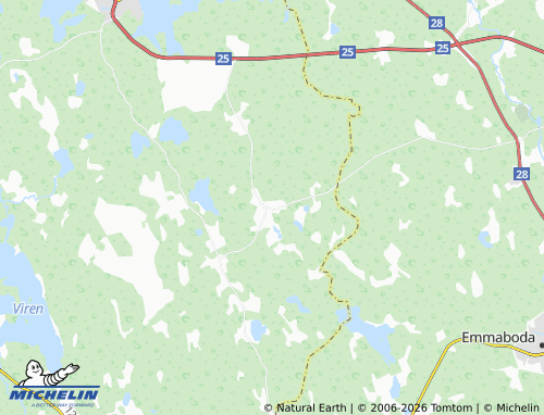 Carte MICHELIN Skruv - ViaMichelin