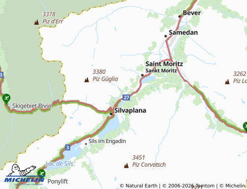 Carte MICHELIN Champfèr - ViaMichelin