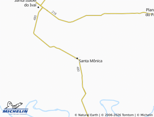 Mapa MICHELIN Santa Mônica - ViaMichelin