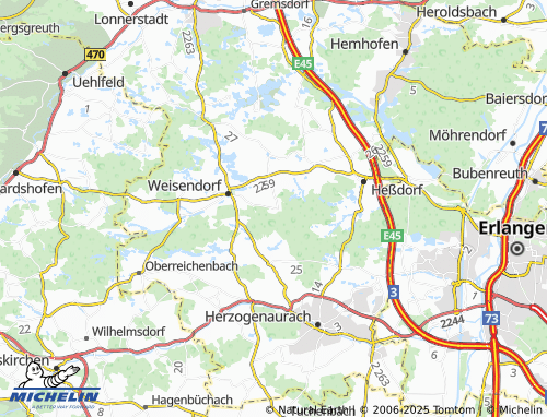MICHELIN Reuth map - ViaMichelin